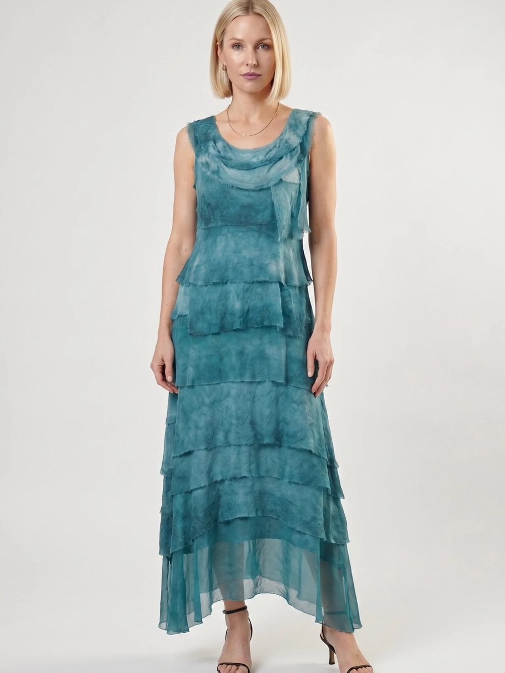 Gigi Moda Maxi Dress - Teal NWT